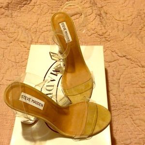 Steve Madden lucite Heels